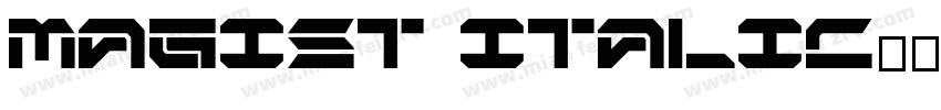 magist italic字体转换